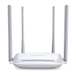 mercusys MW325R – Router, 300 Mbps, 4 antenne, colore: bianco