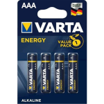 Varta Batteria Alcalina, Ministilo AAA LR03, Confezione da 4 Pile 