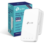 RANGE EXTENDER TP-Link RE300 Mesh Wi-Fi Ripetitore WiFi Wireless, WiFi Extender, Dual-Band 1200Mbps, Tecnologia TP-Link OneMesh, Compatibile con Modem Router WiFi, Bianco