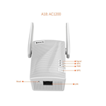 RIPETITORE RANGE EXTENDER TENDA NT-A18 WIRELESS AC1200 DUAL BAND BIANCO DOPPIA ANTENNA PORTA ETHERNET