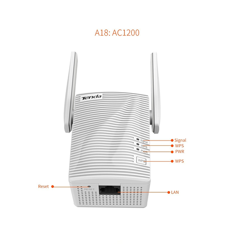 Ripetitore WiFi extender wireless 300Mbps con Porta LAN Ethernet