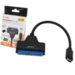ADATTATORE CONNETTORE CAVO USB TYPE-C CON SATA HARD DISK 2,5" HDD LINQ LI-1003