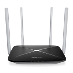 ROUTER WIFI MERCUSYS AC12 AC1200 DUALBAND 4 ANTENNE
