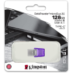 MEMORIA PENDRIVE KINGSTON 128GB DTDUO3CG3/128GB USB Gen 3 Type-C e Type-A 