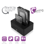 DOCKING STATION USB3.1 HDD/SSD SATA DA 2,5 E 3,5 POLLICI - EWENT EW7014