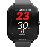 Techmade Smartwatch Buytech Uomo Donna, Funzione Chiamata, Cardiofrequenzimetro/SpO2/Sonno/Contapassi, Sport, Notifiche Orologio Digitale per iOS Android (nero)