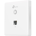 TP-Link EAP115-Wall Access Point Wireless N300 Mbps, 802.11b/g/n, 1 10/100 Mbps LAN, Supporto 802.3af PoE, Captive Portal, Gestione Software Centralizzata, Predisposizione al Montaggio a Mur