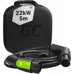 GREEN CELL EV07 CAVO TIPO 2 22KW 32A - 5 METRI