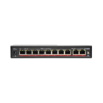 SWITCH POE+ GIGABIT VULTECH SECURITY 8 PORTE 10/100/1000 GE + 2 PORTE UPLINK 10/100/1000 GE 120W AI SMART - VS-POE3082GE-120W