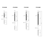 VITE DOPPIO FILETTO M12X300 C/ N.3 DADI E GUARNIZIONE EPDM