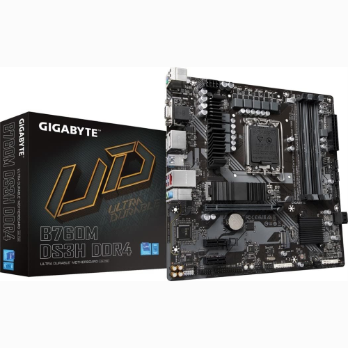 SCHEDA MADRE GIGABYTE B760 DS3H DDR4 MOTHERBOARD INTEL B760 LGA 1700 MICRO ATX 