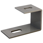 CONTACT STAFFA "C" INOX PER ARDESIA E SOLAI - SP. 3 MM