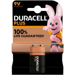 BATTERIA DURACELL RETTANGOLARE 9V 6LR61 MN1604 PLUS ALKALINA