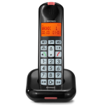 TELEFONO CORDLESS BRONDI BRAVO MOON | COLORE NERO | VIVAVOCE