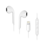 FORCELL Auricolare Stereo A Filo Ergonomico Ios White Per Iphone 11, 12, 13, 14, Max, Pro, Plus Per Tutti Dispositivi Apple Ios
