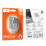 MOUSE WIRELESS HOCO GM34 1600DPI GRIGIO/BIANCO
