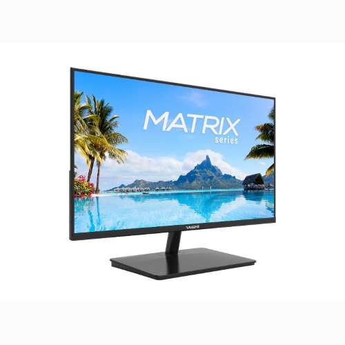 MONITOR LED 24" POLLICI YASHI YZ1470 | 16:9 FULL HD | VGA | HDMI | NERO | MULTIMEDIALE | 2MS 350 CDM |