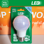 LAMPADA LED A GOCCIA 9W 6500K E27 LUCE FREDDA FSL FLEA60B9W65K27