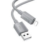 CAVO DATI USB A LIGHTNING 1 METRO 2,4A GRIGIO | HOCO X107
