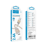 CAVO DATI USB A MICROUSB 1 METRO 2,4A ORO | HOCO X110