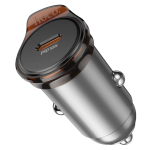 ALIMENTATORE CARICABATTERIA DA AUTO TYPE-C QC 3.0 30W | HOCO NZ16 GRAY