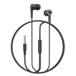 CUFFIE AURICOLARI CON MICROFONO 1,2 METRI JACK 3,5MM NERO HOCO M104