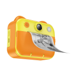 FOTOCAMERA PER BAMBINI CON STAMPANTE TERMICA E FUNZIONE SELFIE | HOCO DV204 GIALLO/ARANCIO