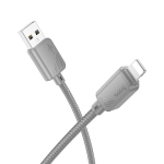 CAVO DATI USB A LIGHTNING 1 METRO 2,4A GRIGIO | HOCO X113