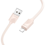 CAVO DATI USB A LIGHTNING 1 METRO 2,4A ROSA | HOCO X114