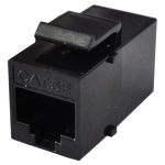 FRUTTO PRESA LAN ACCOPPIATOE MODULARE RJ45 CAT5E UTP DA PANNELLO NERO | WP CABLING WPC-CPR-K5U