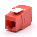 FRUTTO PRESA LAN KEYSYONE RJ45 CAT6 UTP TOOLLESS ROSSO | WP CABLING WPC-KEY-6UP-TL/R