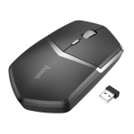 MOUSE WIRELESS 1600DPI - NERO HOCO DI33