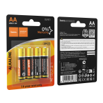BATTERIA STILO AA ALCALINA R6 HOCO CONFEZIONE 4 PEZZI