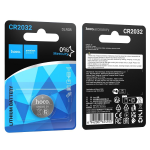 BATTERIA AL LITIO BOTTONE CMOS 3V HOCO CR2032 CONFEZIONE 1 PZ