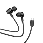 CUFFIE AURICOLARI CON MICROFONO 1,2 METRI TYPE-C NERO HOCO M86