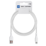 CAVO DATI USB A LIGHTNING 1 METRO 2,4A BIANCO | BLUE STAR ECO PJ68-24-2.4
