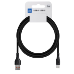 CAVO DATI USB A TYPE-C 1 METRO 3A BIANCO | BLUE STAR ECO PJ68-25-3