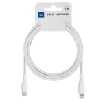 CAVO DATI DA TYPE-C A LIGHTNING 1 METRO 2,4A 27W BIANCO | BLUE STAR ECO PJ72-18-3