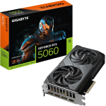 SCHEDA VIDEO GIGABYTE GEFORCE RTX 5060 WINDFORCE OC 8G SCHEDA GRAFICA  8GB GDDR7, 128BIT, PCI-E 5.0, 2512 MHZ FREQUENZA CORE, 3 X DISPLAYPORT, 1 X HDMI, GV-N5060WF2OC-8GD