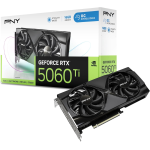 SCHEDA VIDEO PNY GeForce RTX 5060 Ti Overclocked Dual Fan 16GB GDDR7 Reflex 2 RTX AI DLSS4