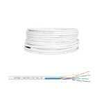 MATASSA BOBINA CAVO LAN ETHERNET 50 METRI CAT.5E FTP CCA 23AWG BIANCO - ALLUMINIO RIVESTITO DI RAME - VULTECH SC13102-50
