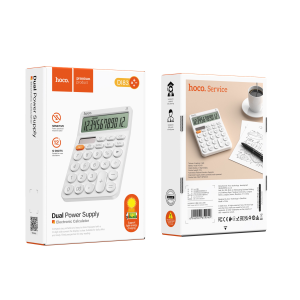 CALCOLATRICE DA TAVOLO UFFICIO HOCO DI83 BIANCA