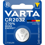 BATTERIA AL LITIO BOTTONE CMOS 3V VARTA CR2032 CONFEZIONE 1 PEZZO