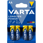 VARTA LONGLIFE POWER BATTERIE AA MIGNON LR06 (PACCO DA 4) BATTERIA ALCALINA - IDEALI PER GIOCATTOLI, TORCE, CONTROLLER E ALTRI DISPOSITIVI A BATTERIA  