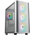 CASE COOLER MASTER MASTERBOX 600 CASE MID-TOWER E-ATX AIRFLOW BIANCO - BACK CONNECT MB E PREDISPOSIZIONE RADIATORE 420 MM, 3 ARGB PWM 140MM E 1 X 120MM PREINSTALLATE, USB 3.2 GEN 2X2 TYPE-C