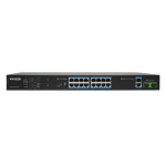 SWITCH POE+ VULTECH SECURITY 16 PORTE 10/100 FE + 2 PORTE + 2 PORTE UPLINK 10/100/1000 GE + 2 PORTE UPLINK SFP 200W AI SMART