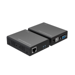 KIT TX-RX EXTENDER VGA E USB CON CAVO ETHERNET UTP FINO A 300MT 1080P 60HZ  LOOP OUT | PROPART PT-PETVEK