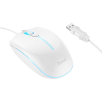 MOUSE GAMING ILLUMINATO USB CON FILO 2400DPI HOCO GM37 BIANCO