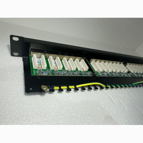 PATCH PANEL CAT 5e STP 24 PORTE RJ45, 1U WP RACK WPC-PAN-5F-24