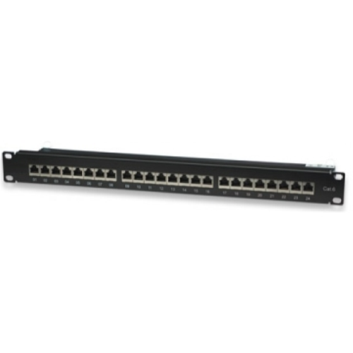 PATCH PANEL FTP 24 POSTI RJ45 CAT.6 WP RACK WPC-PAN-6F-24